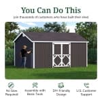 Classic Gable Shed with Side Entry