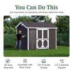 Classic Gable Shed with Side Entry