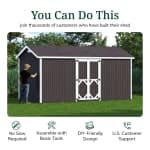 Classic Gable Shed with Side Entry