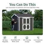 Classic Gable Shed with Side Entry