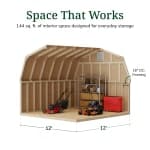 Colonial Greenfield Barn Shed