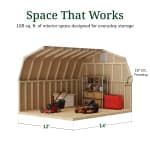 Colonial Greenfield Barn Shed