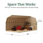 Colonial Greenfield Barn Shed