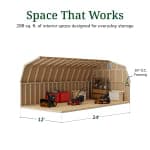 Colonial Greenfield Barn Shed