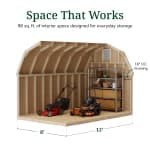 Colonial Greenfield Barn Shed