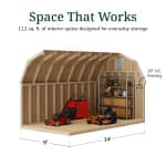 Colonial Greenfield Barn Shed