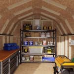 Colonial Greenfield Barn Shed