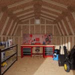 Colonial Greenfield Barn Shed