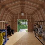 Colonial Greenfield Barn Shed