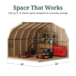 Value Gambrel 4' Barn Shed