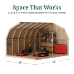 Value Gambrel 4' Barn Shed