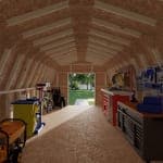 Value Gambrel 4' Barn Shed