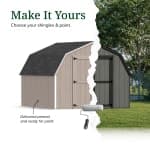 Value Gambrel 4' Barn Shed