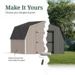 Value Gambrel 4' Barn Shed