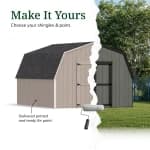 Value Gambrel 4' Barn Shed