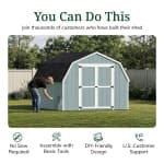 Value Gambrel 4' Barn Shed