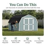Value Gambrel 4' Barn Shed