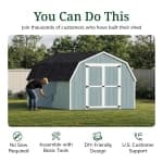 Value Gambrel 4' Barn Shed
