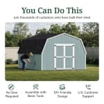 Value Gambrel 4' Barn Shed