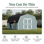 Value Gambrel 4' Barn Shed