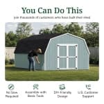 Value Gambrel 4' Barn Shed