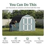 Value Gambrel 4' Barn Shed
