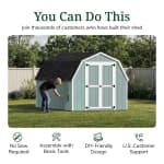 Value Gambrel 4' Barn Shed