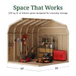 Value Gambrel 6' Barn Shed