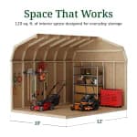 Value Gambrel 6' Barn Shed