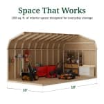 Value Gambrel 6' Barn Shed