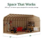 Value Gambrel 6' Barn Shed