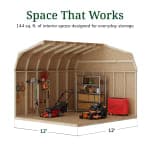 Value Gambrel 6' Barn Shed