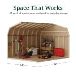 Value Gambrel 6' Barn Shed