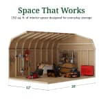 Value Gambrel 6' Barn Shed