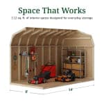 Value Gambrel 6' Barn Shed