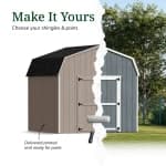 Value Gambrel 6' Barn Shed