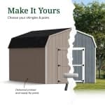 Value Gambrel 6' Barn Shed
