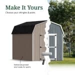 Value Gambrel 6' Barn Shed