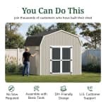 Value Gambrel 6' Barn Shed