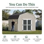 Value Gambrel 6' Barn Shed