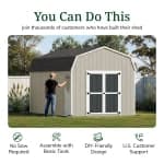 Value Gambrel 6' Barn Shed