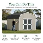 Value Gambrel 6' Barn Shed