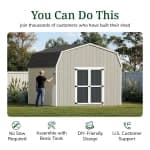 Value Gambrel 6' Barn Shed