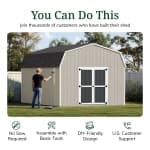 Value Gambrel 6' Barn Shed