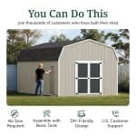 Value Gambrel 6' Barn Shed