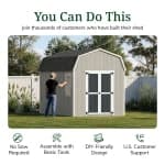 Value Gambrel 6' Barn Shed