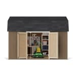 Value Gambrel 6' Barn Shed with Side Entry