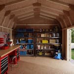 Value Gambrel 6' Barn Shed with Side Entry