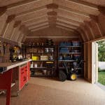 Value Gambrel 6' Barn Shed with Side Entry