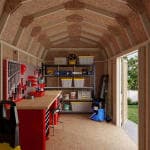 Value Gambrel 6' Barn Shed with Side Entry